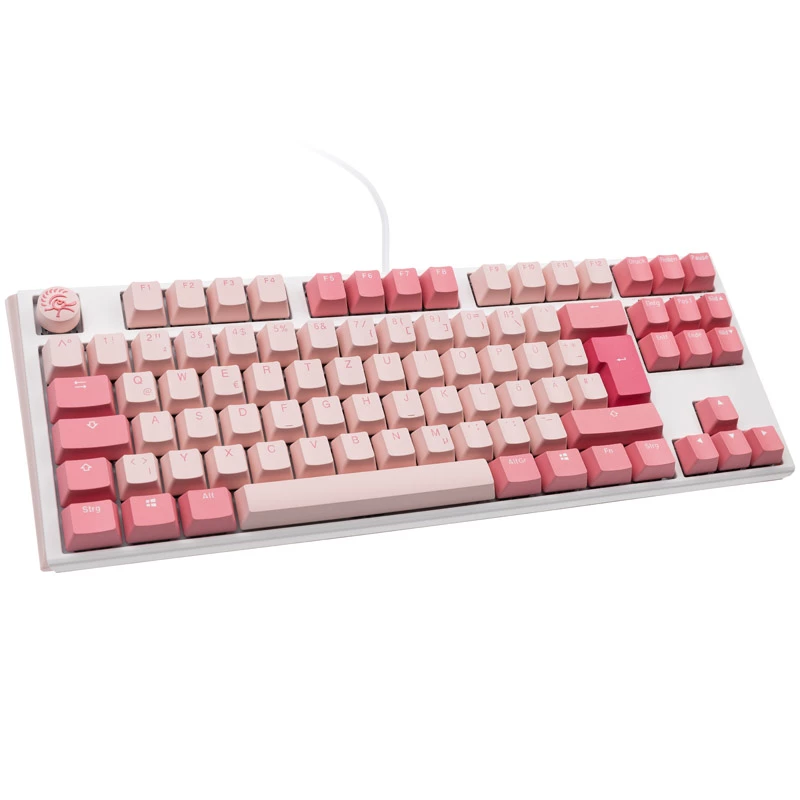 Ducky One 3 TKL herná klávesnica USB QWERTZ nemčina ružová