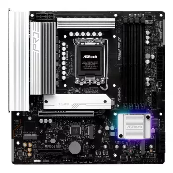 Základná doska ASROCK B860M Pro RS — Intel B860, LGA 1851, micro ATX, DDR5, 4× DIMM, 2.5Gb LAN, 1×PCIe5 x16