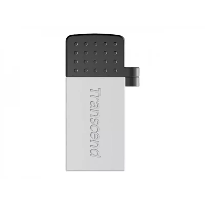 Transcend JetFlash Mobile 380 - USB flash disk - 16 GB - USB 2.0 - strieborná (TS16GJF380S)