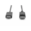 Adaptérový kábel DisplayPort 1.2 so zámkom 4K 60Hz UHD Type DP/HDMI A M/M čierny 2 m