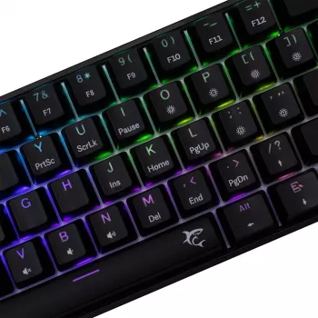 Mechanická klávesnica White Shark Shinobi-2 Blue Switch čierna US-layout