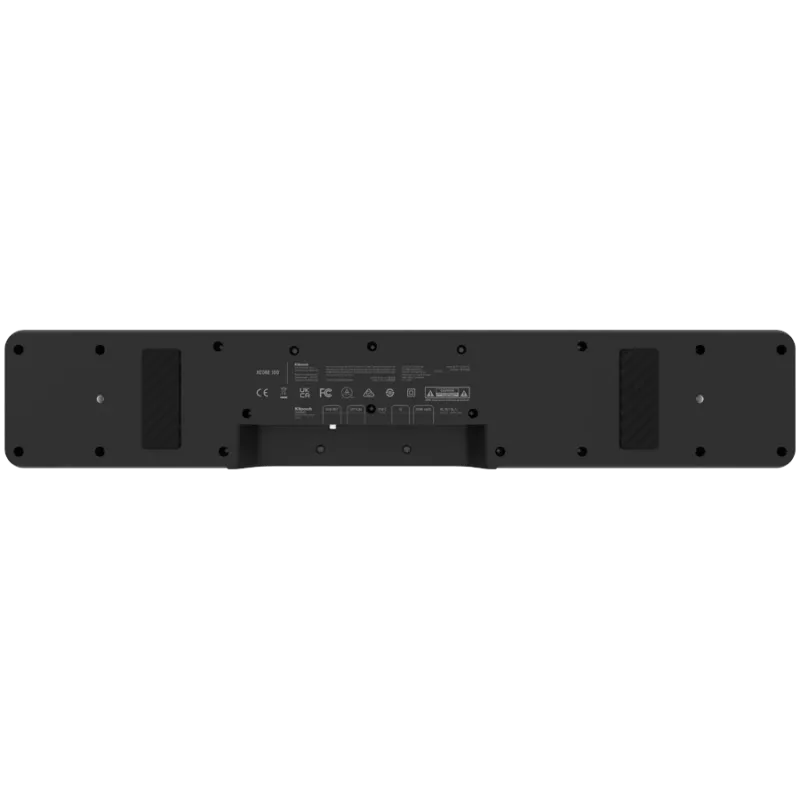 Soundbar KLIPSCH Flexus CORE 100 — 2.1 kanály, 100 W, integrovaný subwoofer, sivá/orech