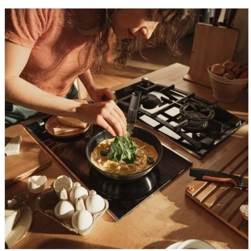 Fiskars 1072249 Gourmet panvica na vyprážanie, okrúhla