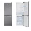 Amica FK2425.4UNTX(E) voľne stojaca chladnička s mrazničkou dole, 153 l chladnička + 74 l mraznička, FrostControl, energetická trieda E, strieborná