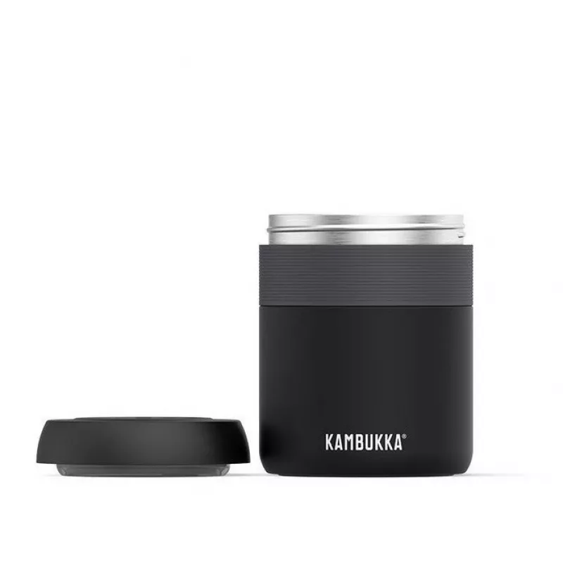 Termoska na jedlo Kambukka Bora 600 ml - matná čierna