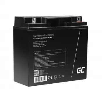 Autobatéria Green Cell AGM54 12V 22Ah AGM bezúdržbová, 167×77×181 mm, 5,6 kg