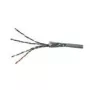 Wentronic Goobay CAT 5e sieťový kábel, SF/UTP, sivý, 100 m - CU, AWG 24/1 (solid), PVC (15015)