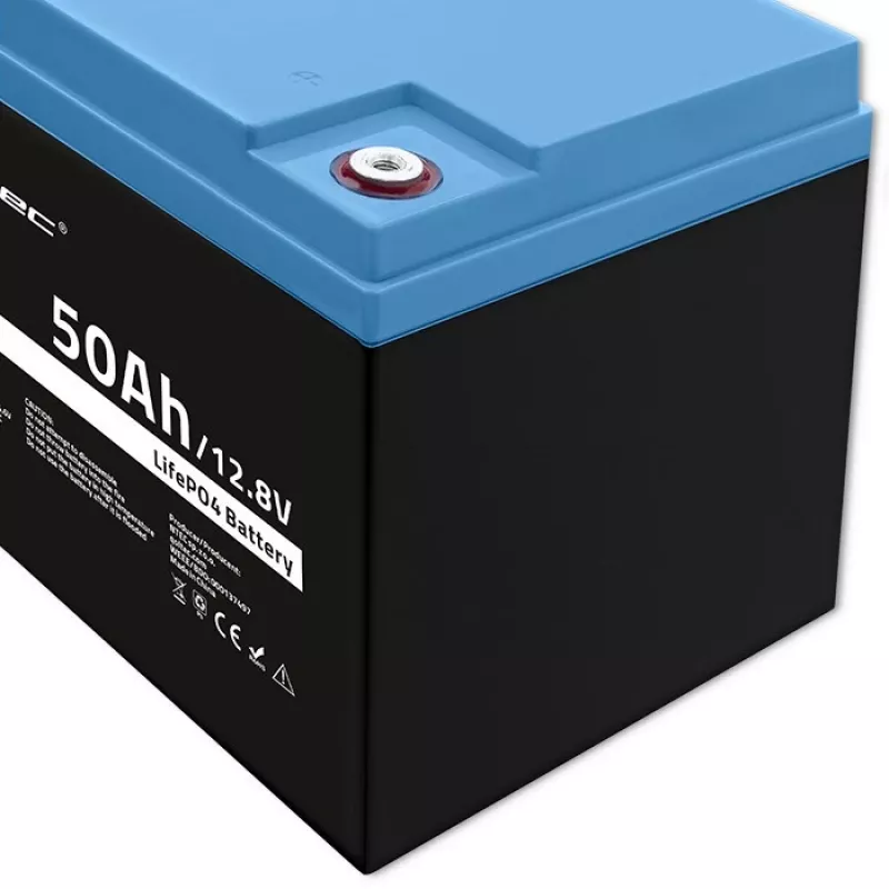 LiFePO4 batéria QOLTEC 12,8 V 50 Ah (model 53704) pre zálohovanie a ukladanie energie