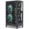 Mini ITX/ATX PC skriňa ssupd Meshroom D (CS-MRD-BK-1) — kompaktná čierna skriňa s Mesh panelmi