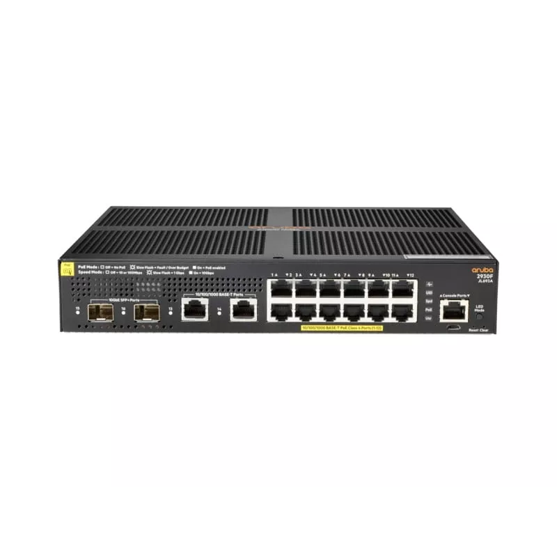 Riadený switch Aruba 2930F 12G PoE+ 2G/2SFP+