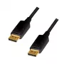 LogiLink DisplayPort AV prepojovací kábel (1x DisplayPort – 1x DisplayPort) 1 m čierny