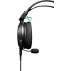 Káblový headset Audio-Technica ATH-GDL3 — Head-band, Supraaural, 10–35000 Hz, 220 g, čierny