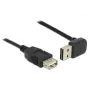 USB kábel DeLOCK 1 m USB 2.0-A na USB 2.0-A čierny