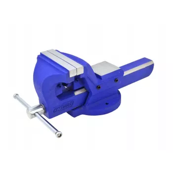 Zverák AWTools 1003456, stacionárny priemyselný zverák, 6 palcov (150 mm) šírka čeľustí