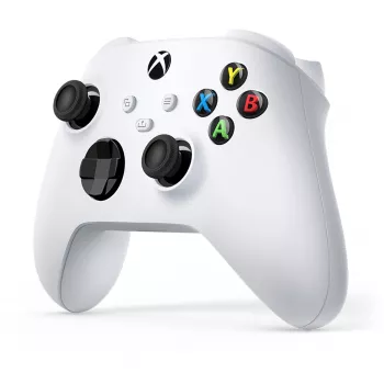 Microsoft Xbox Wireless Controller – gamepad – bezdrôtový – Bluetooth – Robot White – pre PC, Microsoft Xbox One, Android, Microsoft Xbox Series S, Microsoft Xbox Series X