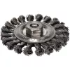 Bosch Heavy for Metal 2608622059 oceľová kotúčová kefa so spletaným drôtom, Ø 115 mm, oceľový drôt 0,5 mm, M14, pre uhlové brúsky