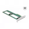 DeLOCK PCI Express 4.0 x8 karta na 2 x interné U.2 NVMe SFF-8639 bifurkácia