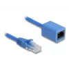 Sieťový kábel DeLOCK 90364 RJ-45 Cat6 0,75 m modrý