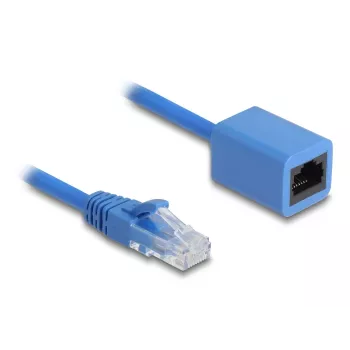 Sieťový kábel DeLOCK 90364 RJ-45 Cat6 0,75 m modrý
