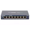 Neřízený switch NETGEAR GS108GE, 8 portov, Gigabit Ethernet, 16 Gbit/s