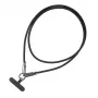 2in1 USB-C kábel 1m čierny