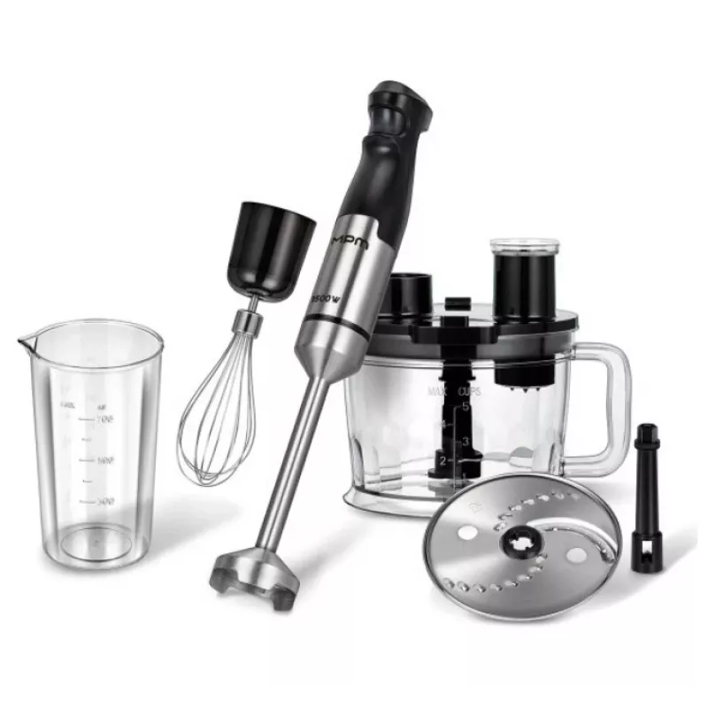 MPM MBL-39M sada tyčového mixéra, 1500 W, čierna