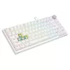 Savio ASTRAL WHITE JADE klávesnica Gaming USB QWERTY US International