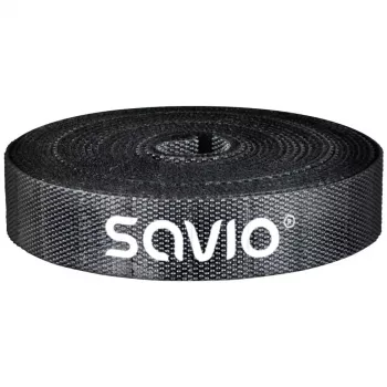 Držiak káblov Savio OC-06 univerzálny čierny