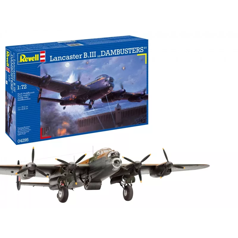 Revell Lancaster B. III Dambusters (04295) 1:72 mierka lietadlo plastový model stavebnica