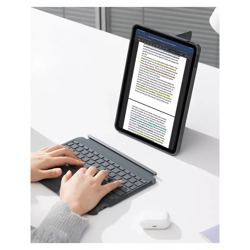 inateck klávesnica iPad 11 iPad 10. gen. kom. QWERTZ sivá