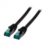 EFB-Elektronik RJ45 patch kábel Cat.6A S/FTP LSZH čierny 7,5 m Výrobca: EFB Elektronik (MK6001.7,5B)