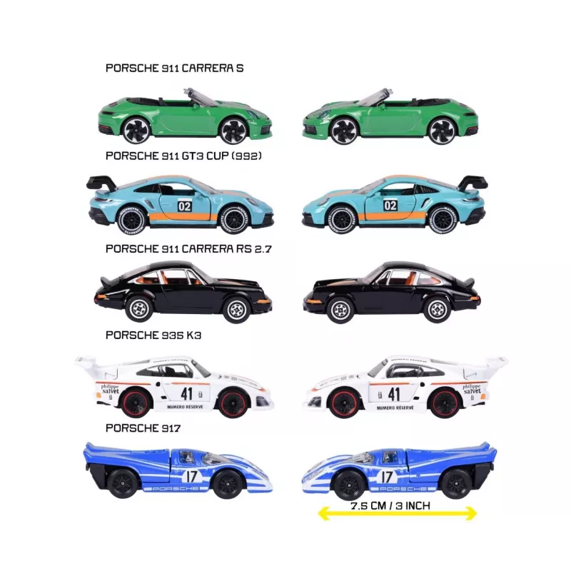 Vozidlo Porsche 5-dielna darčeková súprava