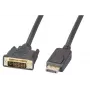 EFB-Elektronik DisplayPort/DVI 24+1 kábel, samec-samec, 3m, čierny Výrobca: EFB Elektronik (K5564SW.3V2)