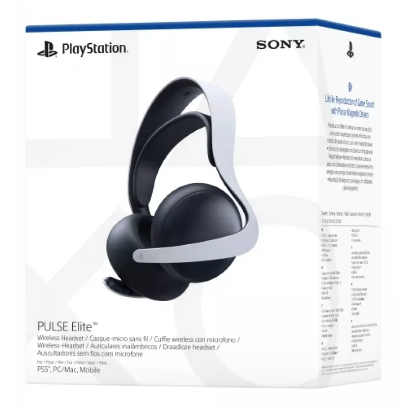 Sony PULSE Elite headset káblový & bezdrôtový hlavový most herný Bluetooth nabíjacia stanica čierna, biela