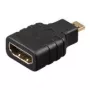 Wentronic Goobay HDMI™ adaptér, HDMI™ Standard konektor samica (Type-A), čierny – HDMI™ A konektor samica > HDMI™ D (Micro) konektor samec (68842)