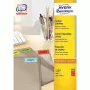 Samolepiace tlačové etikety Avery Coloured Labels červená 105 x 148 mm