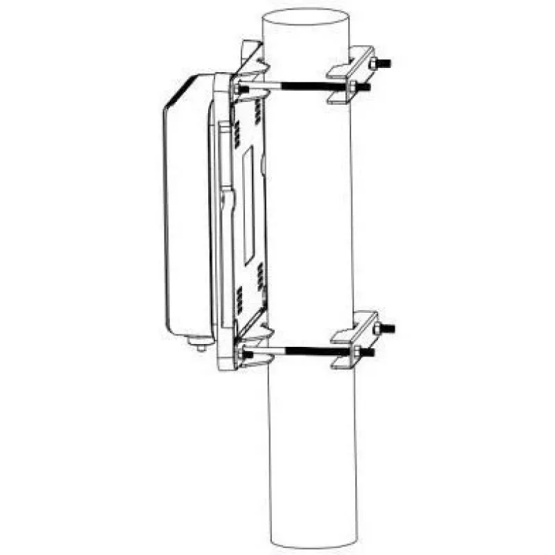ALLNET ALL-SGO83-Pole-Kit nespravovaný vonkajší switch, 3-portový Gigabit, 100W, vrátane súpravy na montáž na stĺp
