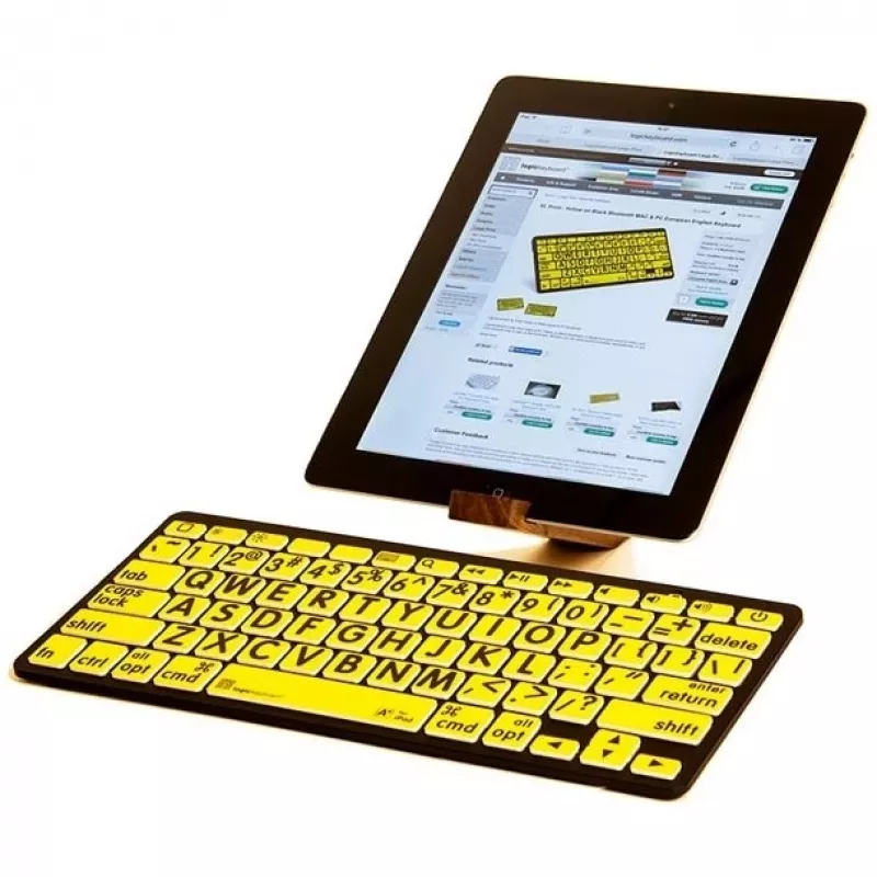 Klávesnica univerzálna Bluetooth Logickeyboard LKB-LPBY-BTPC-DE