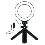 LED prstencové svetlo 12 cm so statívom do 14,5 cm, USB