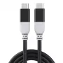 Kábel USB-C - USB-C, PD100W, 40Gbit/s, USB4 (čierna, 3m)
