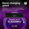Crucial CP2K16G64C32U5B PRO Gaming OC DIMM kit, 32GB, DDR5, 6400 MHz, CL32, čierna