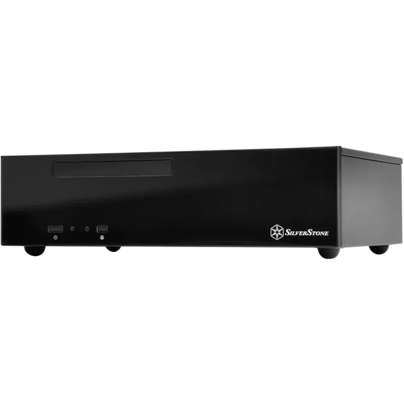 SilverStone MILO ML09 - Desktop - Mini-ITX - bez napájacieho zdroja (SFX12V) - čierna - USB/audio (SST-ML09B)