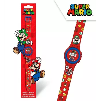 Detské hodinky Euroswan Super Mario — analógové/digitálne detské hodinky, model GSM4234