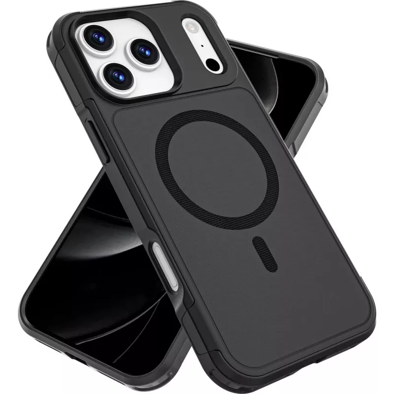 Obal 4smarts Defend iPhone 17 Pro Max čierny 17,5 cm