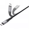 USB kábel 4smarts 541454 1,5 m USB-C čierny
