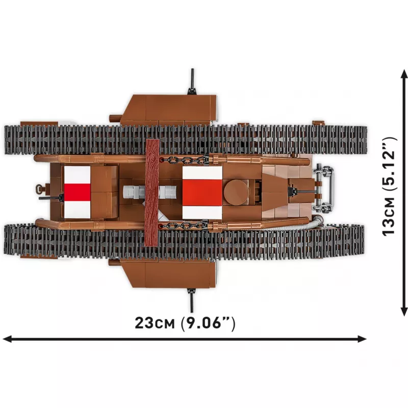 Stavebnica Cobi Building Blocks Mark V Male NO 9199 — 844 dielov