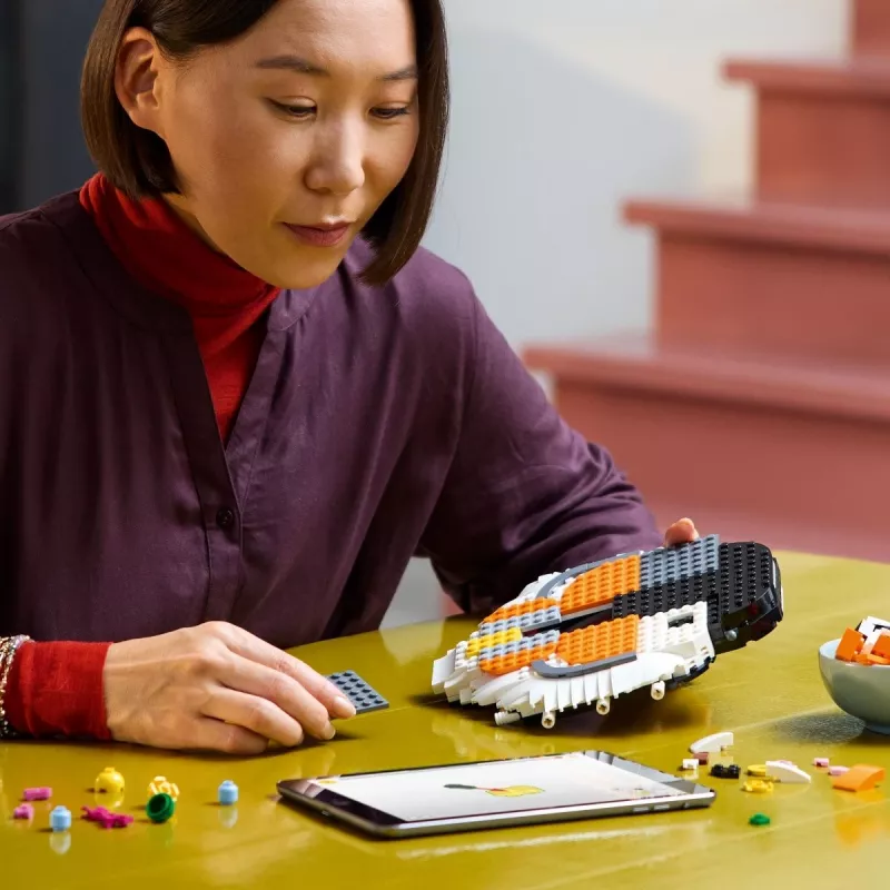 Stavebnica LEGO Art Fauna Collection Tiger set 31217 – zostaviteľný model tigra