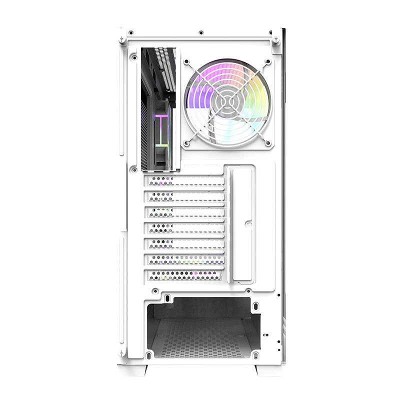 Počítačová skriňa Darkflash DS900 (biela) + 7 ARGB ventilátorov