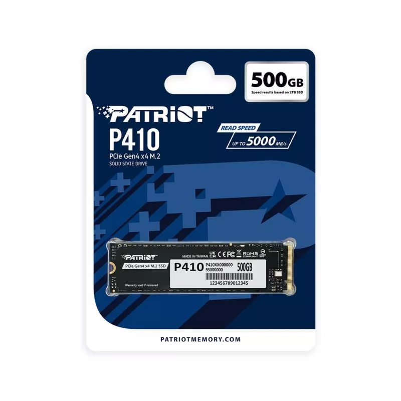 SSD disk Patriot 500 GB M.2 PCIe 4.0 P410
