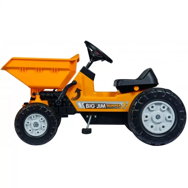 Simba-Dickie BIG Jim-Dumper, hračka sklápačka, plast, pre 3–5 rokov, čierna a žltá